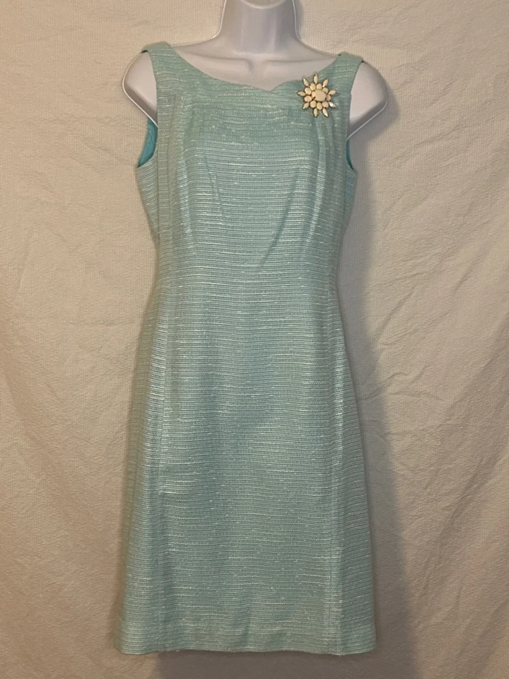 NWT Lilly Pulitzer Preppy Patt Dress, Shorely Blue, Swirly Boucle - Picture 2 of 7